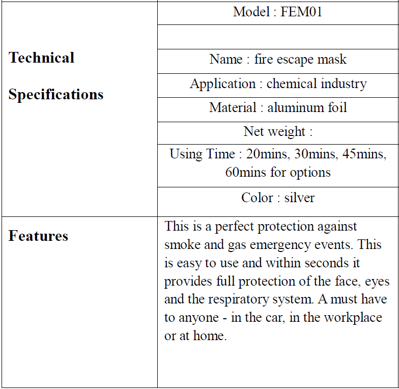 specifications